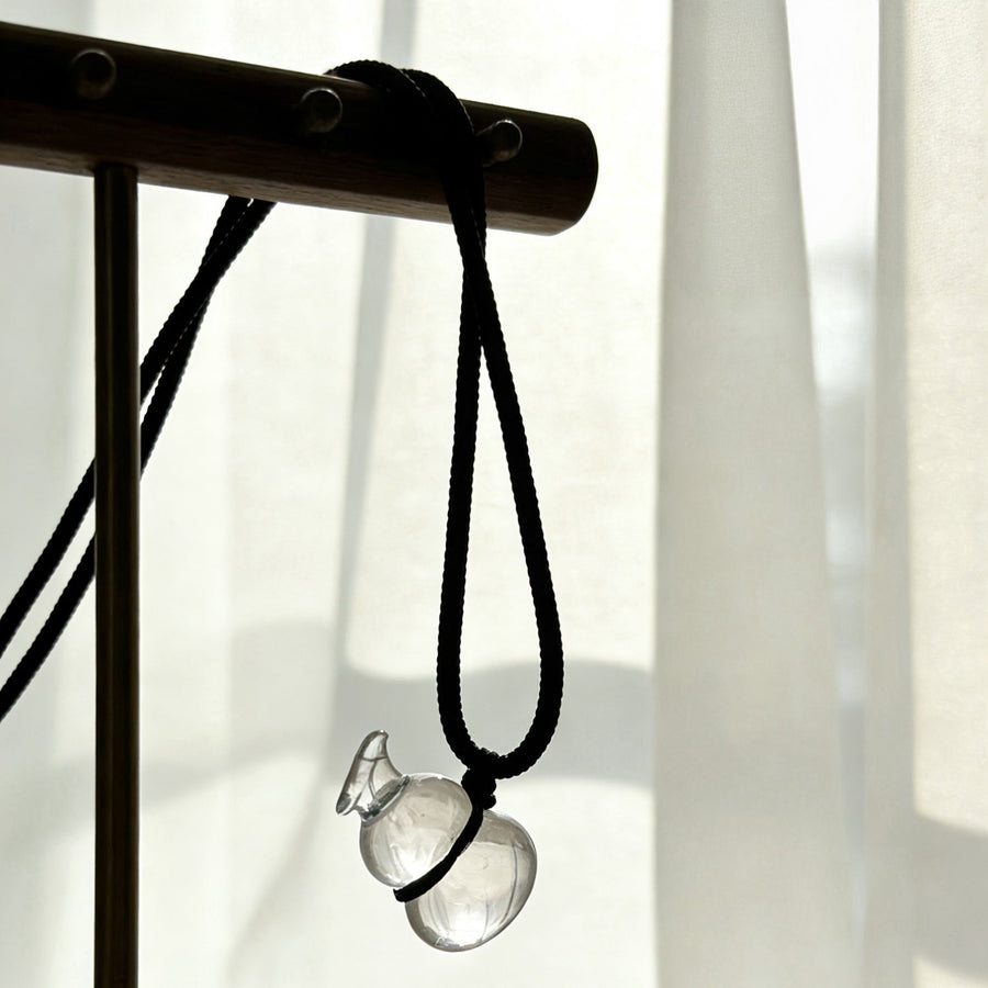 Clear Crystal Gourd Locket
