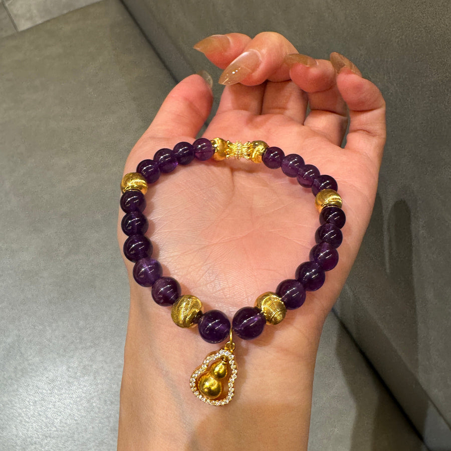 Aosharma Imperial Emerald Halo Bracelet