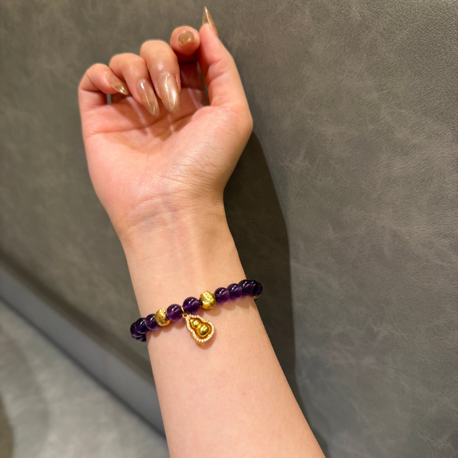 Aosharma Imperial Emerald Halo Bracelet