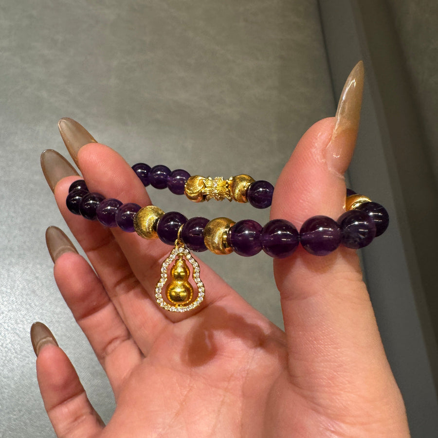 Aosharma Imperial Emerald Halo Bracelet