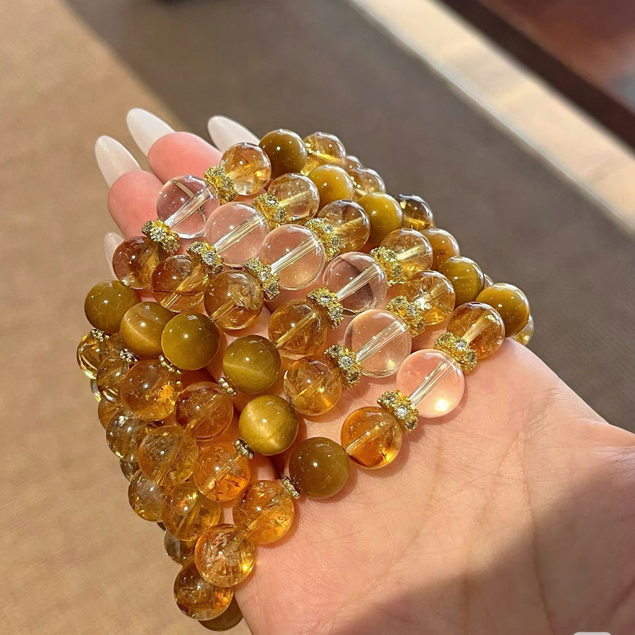 Aosharma Radiant Abundance & Empowerment Crystal Bracelet