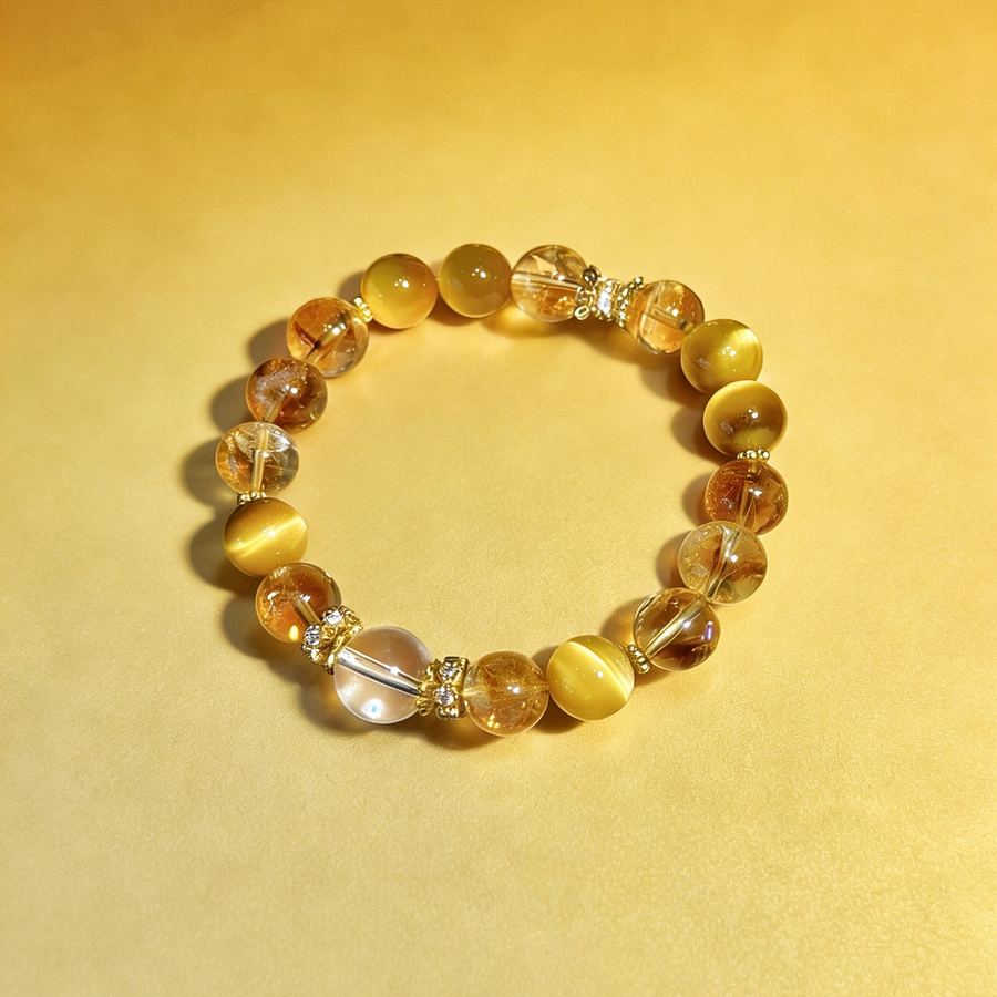 Aosharma Radiant Abundance & Empowerment Crystal Bracelet